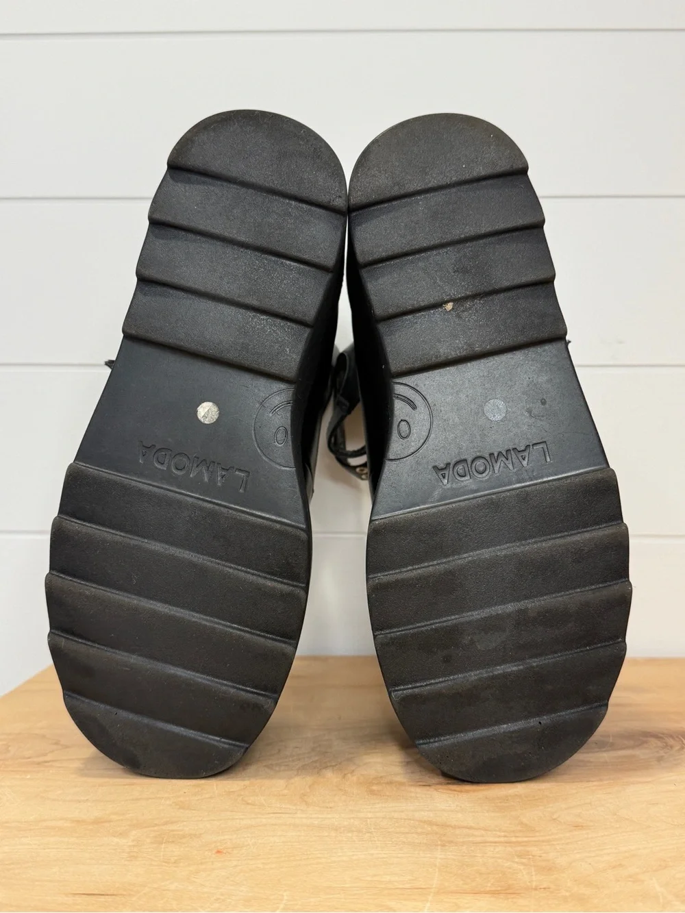 Lamoda Gothic Triple-Strap Chunky Platform Shoes - Black